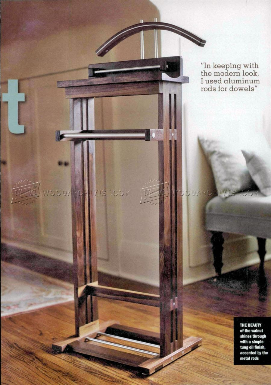 Suit Valet Stand Plans • WoodArchivist