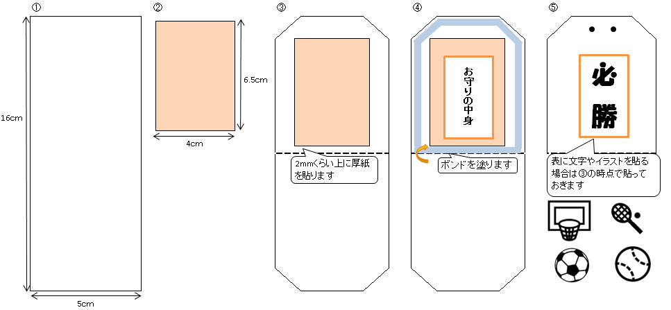 手作りお守りを部活の先輩や皆にプレゼントしたい 何でも簡単手作り 手作り Com