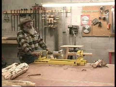 How to make Log Furniture - YouTube