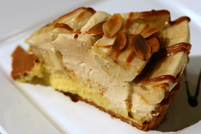 Caramel Banana Fruit Tart