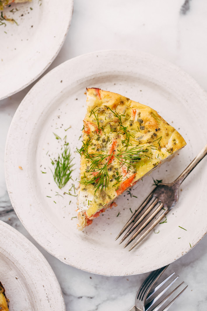 Smoked Salmon Breakfast Casserole Recipe | Little Spice Jar