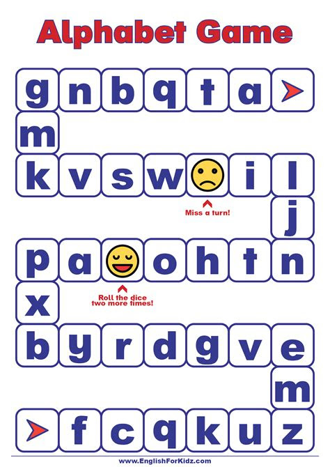 Grab this free printable letter recognition game for your preschool, prek, or kindergarten classroom's literacy center. english for kids step by step alphabet games and activities