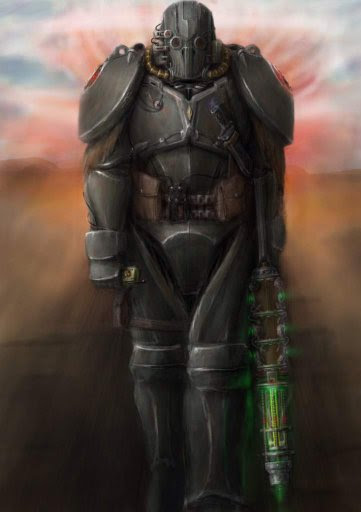 The V-07 power armor | Fallout Amino