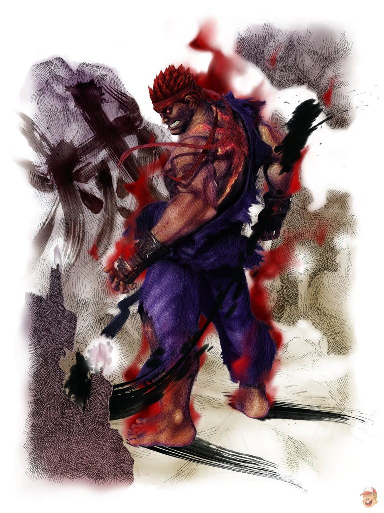 Street Fighter IV Arcade Edition Evil Ryu ❤ 4K HD Desktop