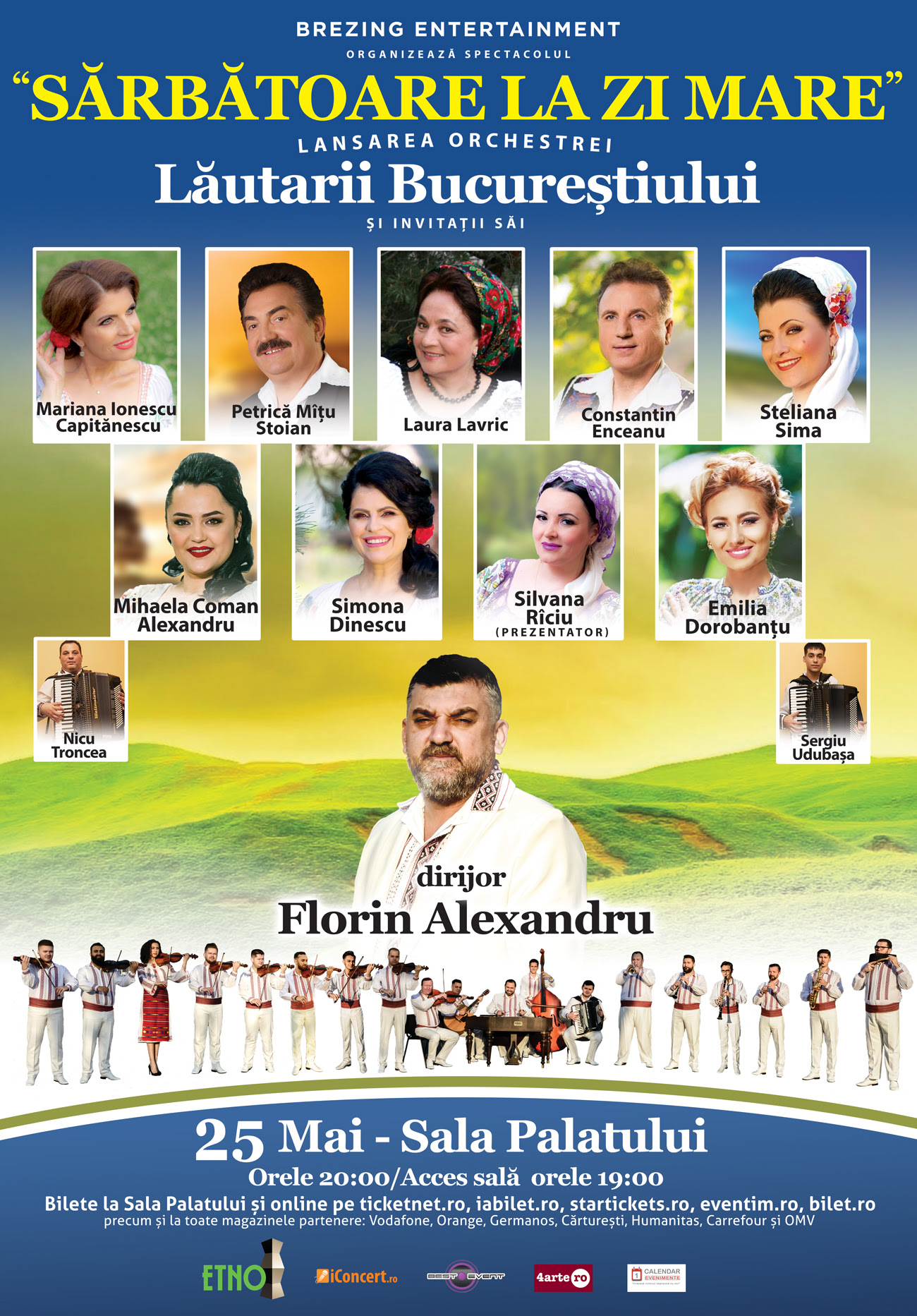 Bilete LÄutarii BucureÈtiului Èi InvitaÈii 22 Septembrie 20 00 Sala Palatului Ticketnet Ro