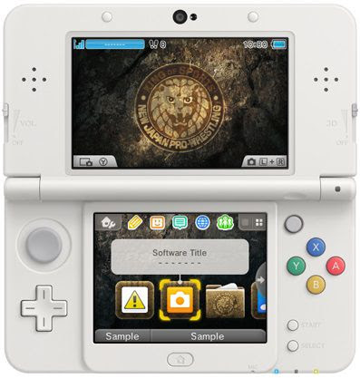 3dsテーマ 新日本プロレスリング ライオンマークロゴ など14種類が本日から配信開始 コンシューマゲームファン