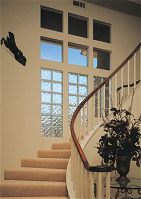 glass block photo gallery accent building products