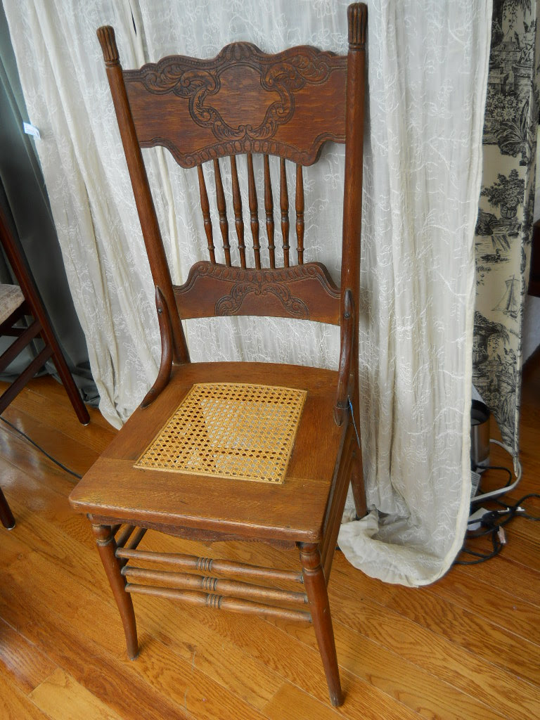 Solid Wood Hand Carved Cane Seat Chair For Sale Antiquescom Solid Wood Hand Carved Cane Seat Chair For Sale Antiquescom
