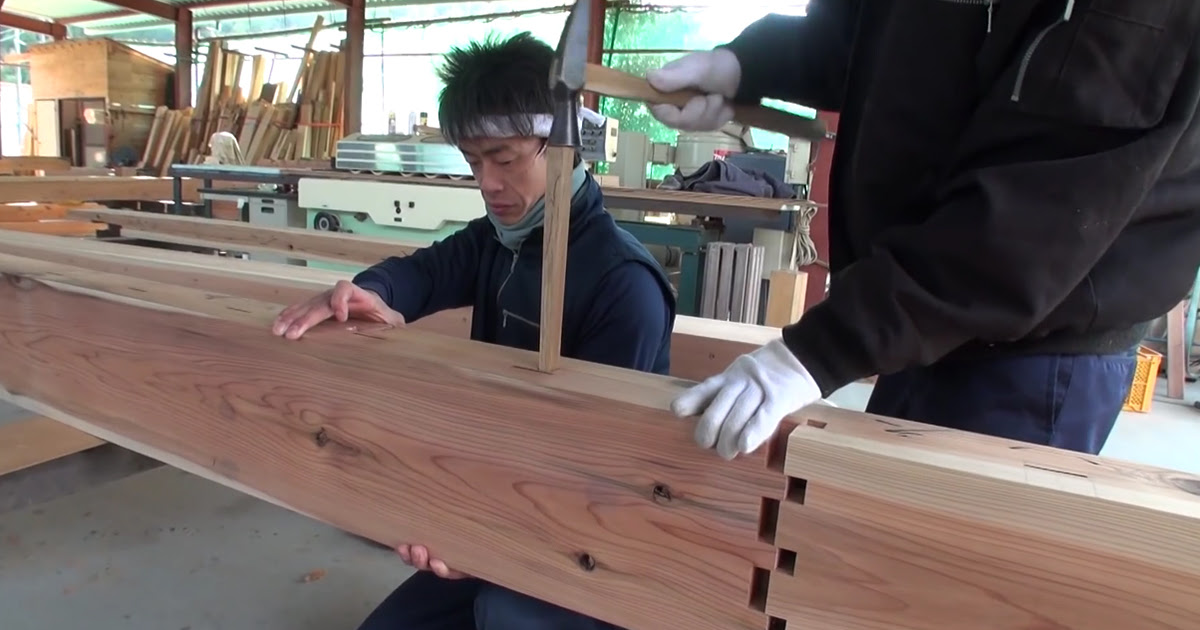Ancient Japanese Techniques To Make Wooden Buildings 