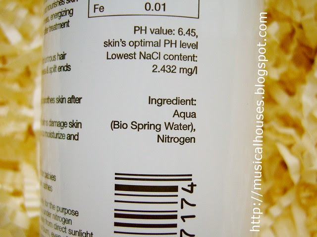 bioessence bio spring water facial mist ingredients