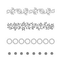 Bordering Blooms Photopolymer Stamp Set