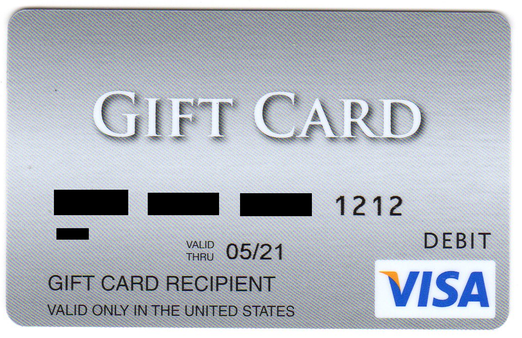 0 One Vanilla Gift Cards From Cvs Or 0 Visa Gift Cards From Staples