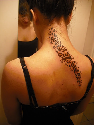Leopard Print Tattoo by Lazarus Tattoo