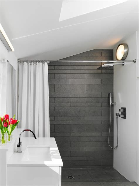 Funlife self adhesive waterproof white herringbone tiles kitchen bathroom furniture tile sticker wall decal 15*15cm/20*20cmts040. 37 grey slate bathroom wall tiles ideas and pictures 2020