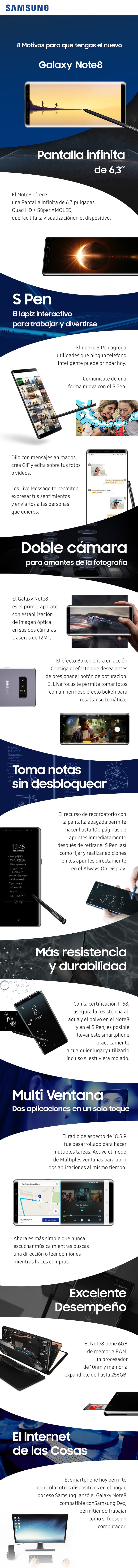 8 motivos para tener un Samsung Galaxy Note 8