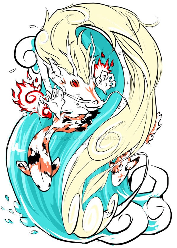 koi fish tattoo designs