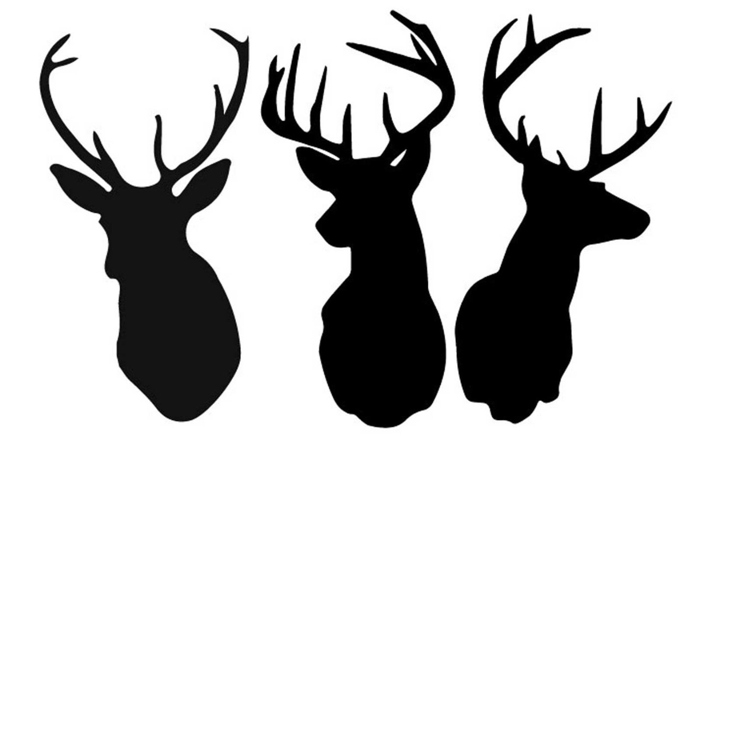 Download Free Deer Head Silhouette, Download Free Clip Art, Free ...