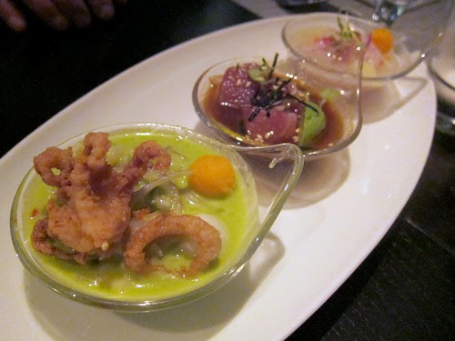 Ceviche sampler