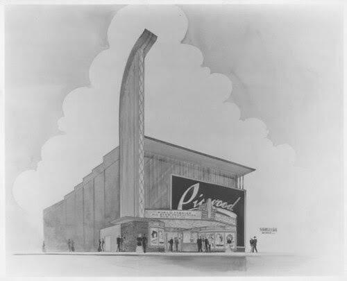 Picwood Theatre sketch design
