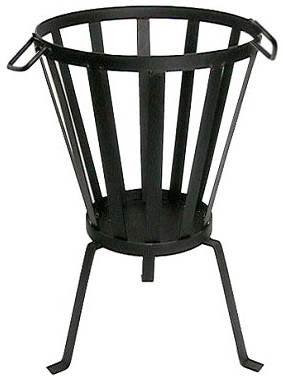 Patio Fire Bowl Pit Firepit Steel Basket Brazier Outdoor Heater Garden Log Burner