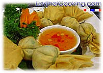 thai food : thai money bag