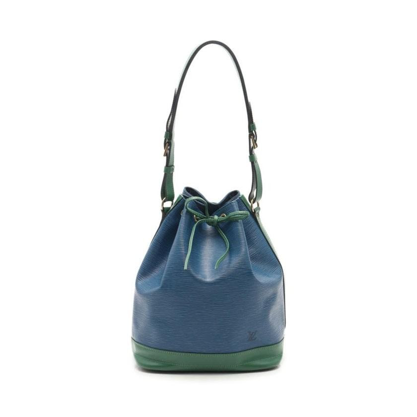 Vuitton Recloヤフーショップ 青 ファッション エピ 青 Louis M ショルダーバッグ ノエ 緑 ヴィトン 中古 緑 レザー レディース ルイ