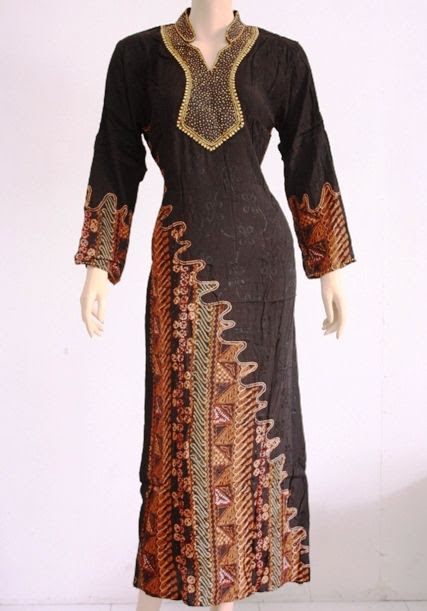 Gamis Kombinasi Batik Modern Model Baju Pinterest Gamis Kombinasi Batik Modern Model Baju Pinterest
