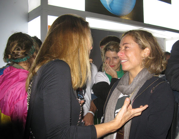 Cissa Guimarães se emocionou com a homenagem (Foto: Thamine Leta/G1)