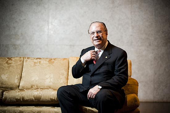 O ex-prefeito Paulo Maluf (PP), atual deputado federal, condenado na Corte Real de Jersey