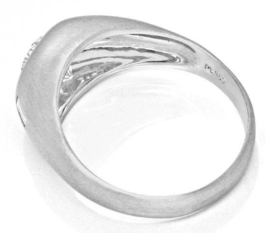 Originalfoto PLATINRING SOLITÄR BRILLANT DIAMANTEN