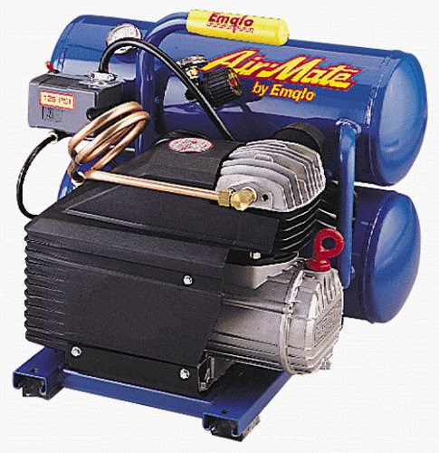 Emglo Air Power AM782HC4V 1.1 HP Continuous 4 Gallon Electric Hand Carry Compressor