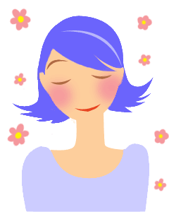 イラスト 女性 女の人 人物 笑顔 しあわせ きなりみや イラスト無料素材のイラスト屋さん イラスト発注 イラストレーター募集も