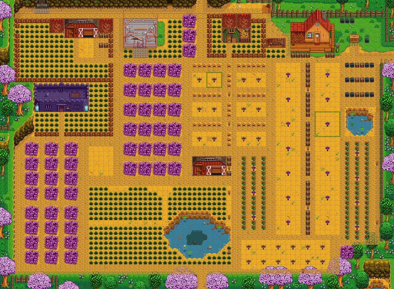 Feedback Request] Farm Plans v2 : StardewValley