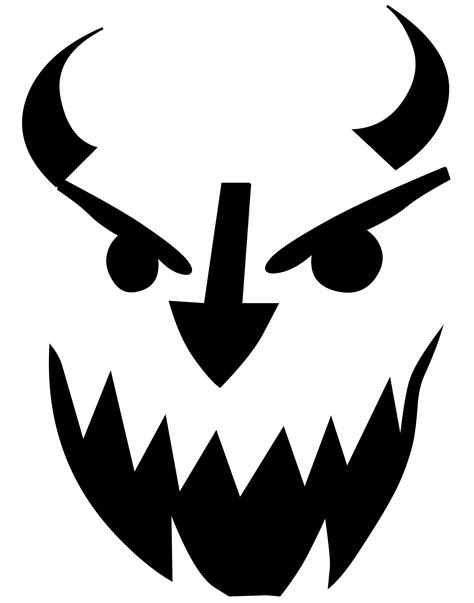  devil pumpkin stencil pumpkin pattern pumpkin template jack o