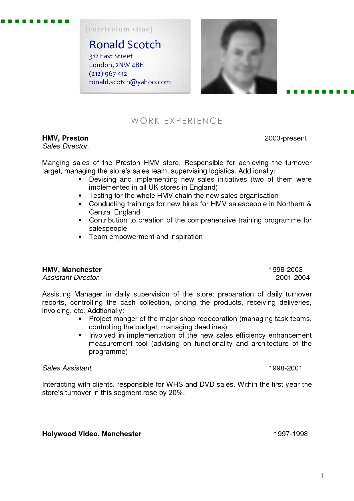 Sample CV | Fotolip.com Rich image and wallpaper