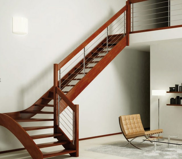 23 Model Tangga  Kayu  Modern Minimalis Sederhana RUMAH IMPIAN