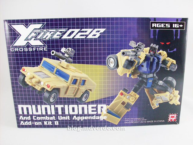 Transformers Munitioner FansProject - caja