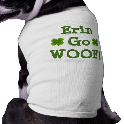 ERIN GO WOOF DOGGIE ST. PATTY'S COAT SHIRT
