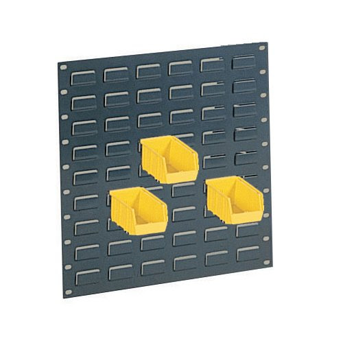 Edsal LP1819 Industrial Gray 16 Gauge Steel Louvered Wall Panel, 18"
Width x 19" Height