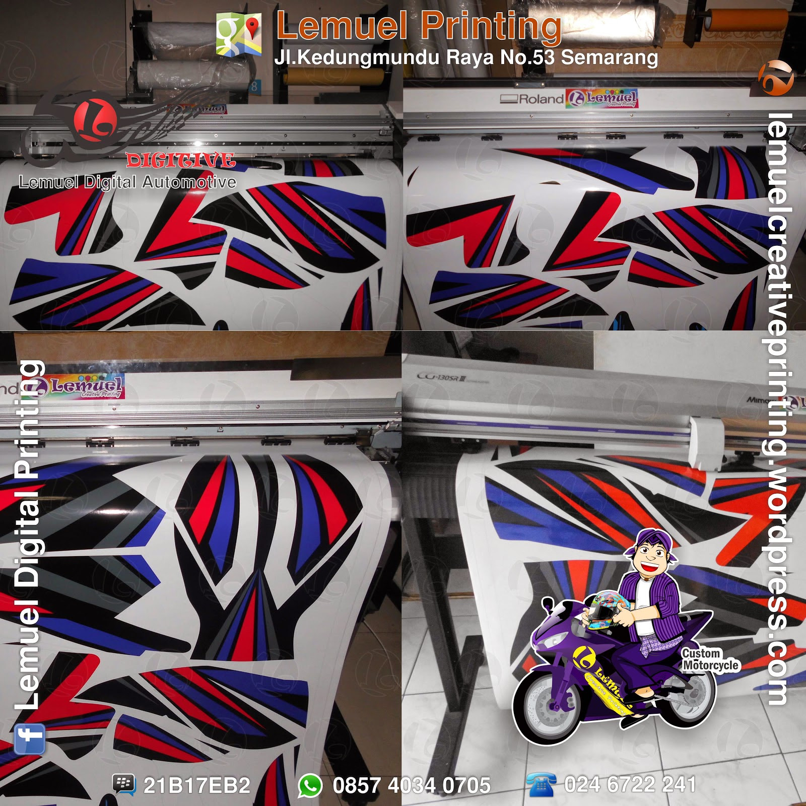 Striping Motor Honda Supra X125 Barometer Sticker Digital