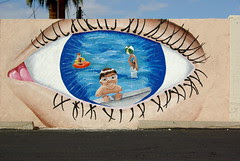"Watch children around water" Safety Campaign Mural