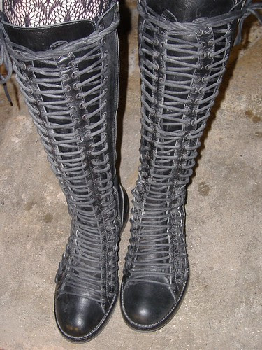 Ann Demeulemeester Triple Lace-up