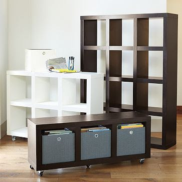 Small Rolling Bookshelf