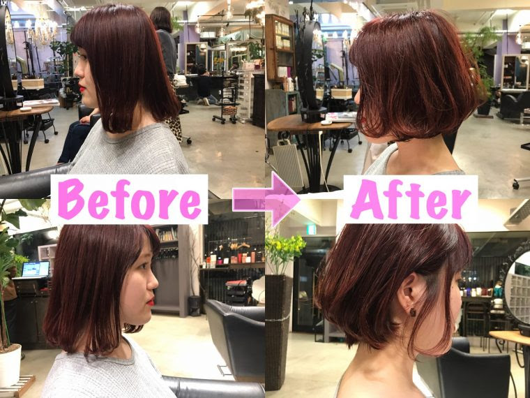 首が短い長い人が似合う髪型で本当の小顔効果も実現流行りのミニボブ