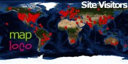 Locations of Site Visitors