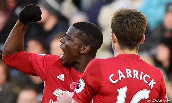 Carrick xem Pogba là lựa chọn hợp lý nhất cho vai vế thủ lĩnh đội bóng một khi anh giải nghệ.