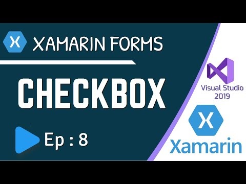 How to use Checkbox with Grid Layout in Xamarin Forms - Ep:8
