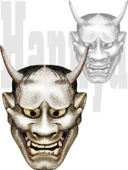 般若の面 ハンニャメン のイラスト 条件付フリー素材集
