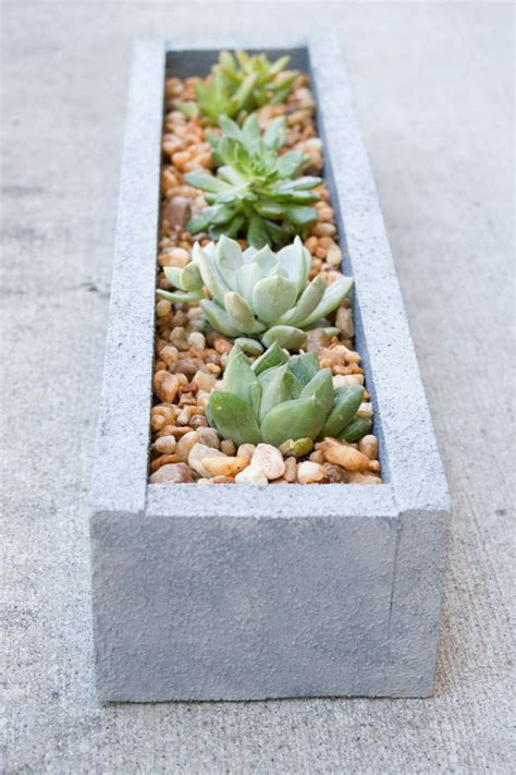 diy faux concrete planter tutorial erin spain