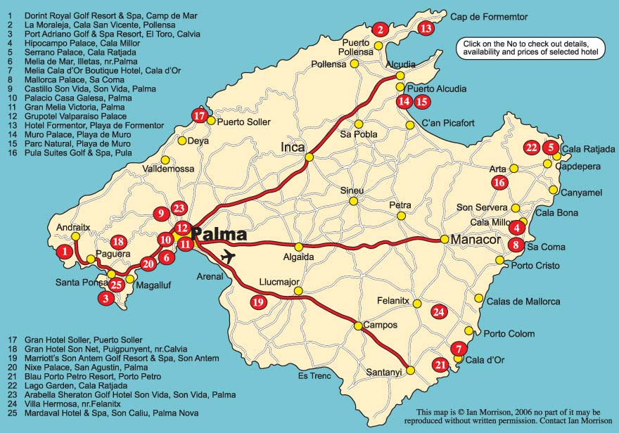 Map Majorca images